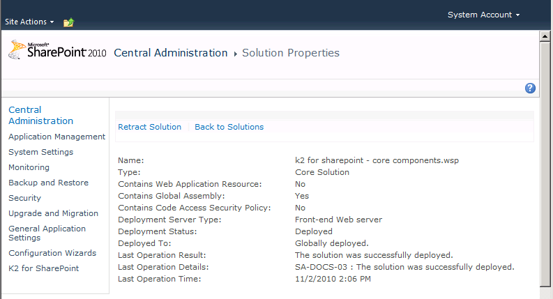 Solution Properties